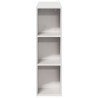 Tête de lit avec rangement blanc 75 cm bois massif de pin 