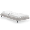 Cadre de lit sans matelas sonoma gris 75x190 cm 