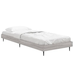 Cadre de lit sans matelas sonoma gris 75x190 cm 