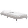 Cadre de lit sans matelas sonoma gris 75x190 cm 