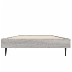 Cadre de lit sans matelas sonoma gris 75x190 cm 