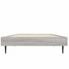 Cadre de lit sans matelas sonoma gris 75x190 cm 