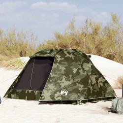 Tente de pêche 3 personnes camouflage imperméable 