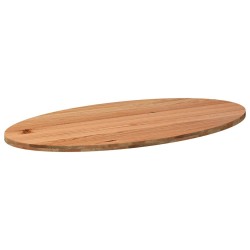 Dessus de table 180x90x4 cm bois de chêne massif ovale 