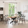 Dessus de table 180x90x4 cm bois de chêne massif ovale 