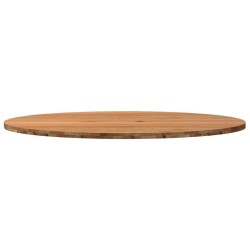 Dessus de table 180x90x4 cm bois de chêne massif ovale 
