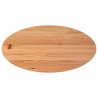 Dessus de table 180x90x4 cm bois de chêne massif ovale 