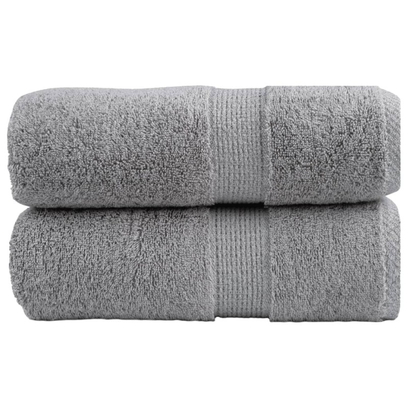 Serviettes d'invité de qualité supérieure SOLUND 2 pcs gris 