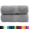Serviettes d'invité de qualité supérieure SOLUND 2 pcs gris 