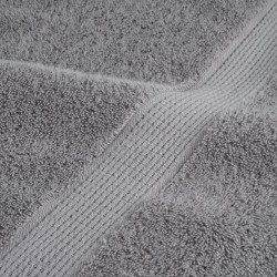 Serviettes d'invité de qualité supérieure SOLUND 2 pcs gris 