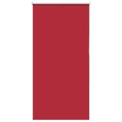 Store enrouleur occultant rouge largeur du tissu 65,7 cm 