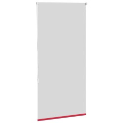 Store enrouleur occultant rouge largeur du tissu 65,7 cm 