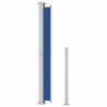 Auvent latéral rétractable de patio 220x300 cm Bleu 