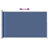 Auvent latéral rétractable de patio 220x300 cm Bleu 