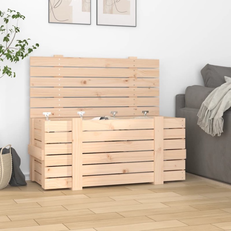Boîte de rangement 91x40,5x42 cm Bois massif de pin Boîte de rangement 91x40,5x42 cm Bois massif de pin