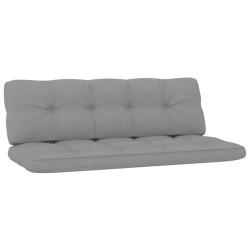 Banc de jardin avec coussins gris 179 cm Pin imprégné 