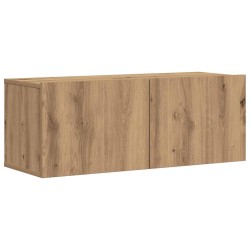 Ensemble de meuble TV mural 7 pcs chêne artisanal 