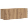 Ensemble de meuble TV mural 7 pcs chêne artisanal 
