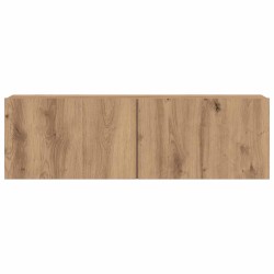 Ensemble de meuble TV mural 7 pcs chêne artisanal 