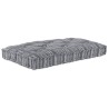 Coussin de palettegris 120x80x12 cm en tissu 