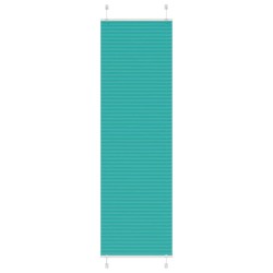 Store plissé vert pétrole 60x200 cm largeur du tissu 59,4 cm 