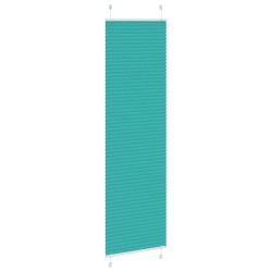 Store plissé vert pétrole 60x200 cm largeur du tissu 59,4 cm 
