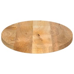 Dessus de table 140x50x3,8 cm ovale bois massif de manguier 