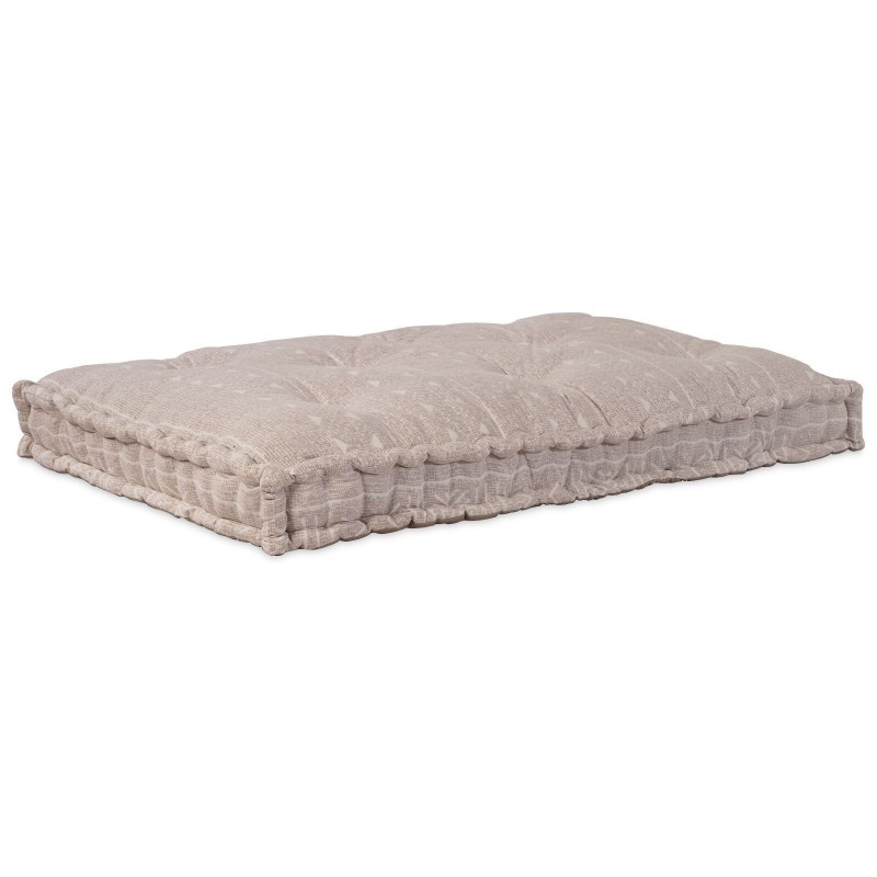 Coussin paletteBeige 120x80x12 cm Tissu 