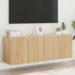 Meubles TV muraux 2 pcs chêne sonoma 60x30x41 cm 