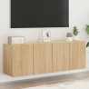 Meubles TV muraux 2 pcs chêne sonoma 60x30x41 cm 