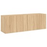 Meubles TV muraux 2 pcs chêne sonoma 60x30x41 cm 