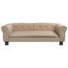 Lit pour chien cappuccino 95x55x30 cm similicuir 