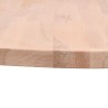 Dessus de table Ø90x1,5 cm rond bois massif de hêtre 