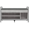 Banc à chaussures sonoma gris 105,5x32x57,5cm bois d'ingénierie 