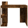 Bureau chêne fumé 103,5x56,5x94 cm bois d'ingénierie 