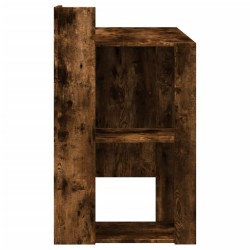 Bureau chêne fumé 103,5x56,5x94 cm bois d'ingénierie 