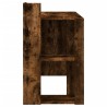Bureau chêne fumé 103,5x56,5x94 cm bois d'ingénierie 