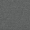 Canapé à 3 places avec repose-pieds Gris foncé 180 cm Tissu 