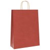 Sacs en papier 250 pcs avec poignées rouge 32x12x42 cm 