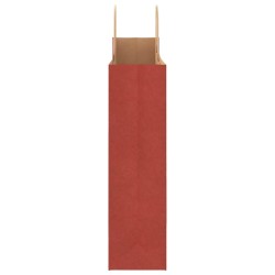Sacs en papier 250 pcs avec poignées rouge 32x12x42 cm 