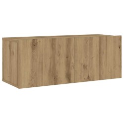 Ensemble de meuble TV mural 8 pcs chêne artisanal 