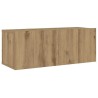 Ensemble de meuble TV mural 8 pcs chêne artisanal 
