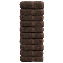 Serviettes de visage de qualité supérieure SOLUND 10 pcs marron 