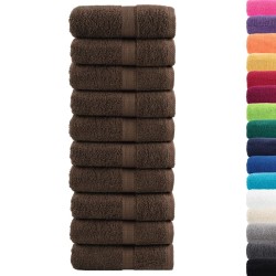 Serviettes de visage de qualité supérieure SOLUND 10 pcs marron 