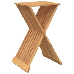 Tabouret pliant 40x32,5x70 cm Bois massif de teck 