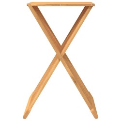 Tabouret pliant 40x32,5x70 cm Bois massif de teck 