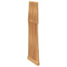 Tabouret pliant 40x32,5x70 cm Bois massif de teck 