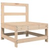 Salon de jardin 5 pcs bois de pin massif 