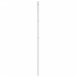 Tête de lit métal blanc 80 cm 