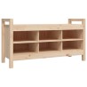 Banc d'entrée 110x40x60 cm Bois de pin massif 